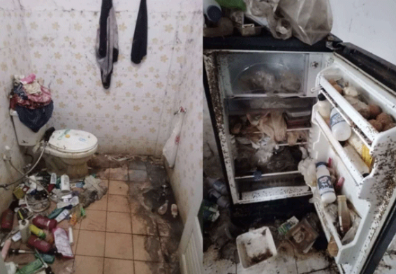 Chủ nhà ngơ ngác khi người thuê nhà bí mật để lại 1 ‘núi rác’ và vài tháng nợ tiền nhà