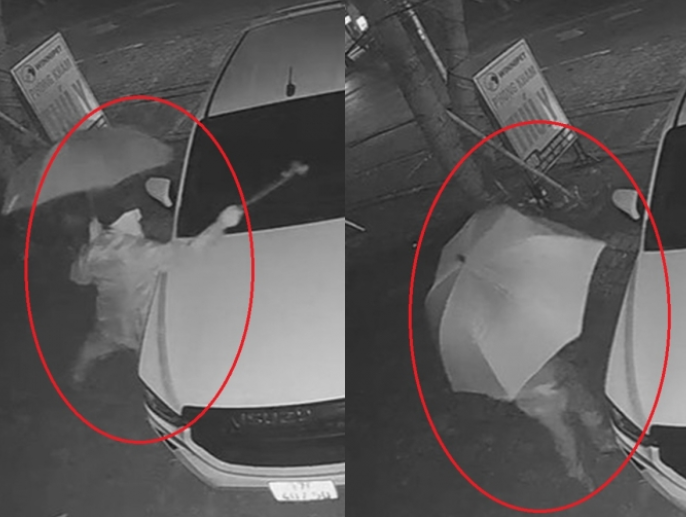 Bất ngờ trước danh tính kẻ đeo kính, trùm áo mưa, cầm x:à c:ầy đậ:p ph:á ô tô của người dân ở Nghệ An: Chuyến này tết ở nơi xa rồi.