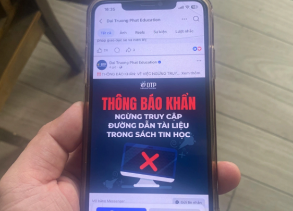 Vụ sách Tin học lớp 3 có link lạ: Thông tin mới gây bất ngờ.